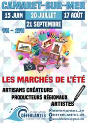 Marchés de créateurs Les déferlantes, Camaret sur Mer