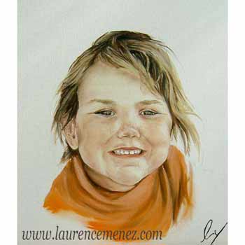 portrait en peinture huile sur commande